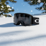 Oakley Snow Goggles Target Line L Matte Black Dark Grey lens new
