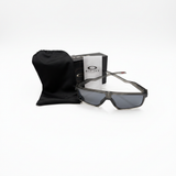 Oakley Helux sunglasses Grey Smoke frame Prizm Black lens NEW