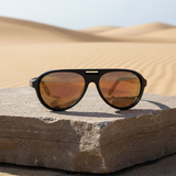 Costa Del Mar Grand Catalina sunglasses matte black Gold 580 glass lens