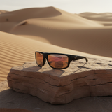 Costa Del Mar Fly Line Black frame Gold Mirror Glass (580) lens