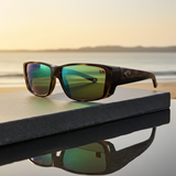 Costa Del Mar TUNA ALLEY PRO tortoise frame green mirror glass 580G lens