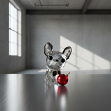 Swarovski Holiday Cheers French Bulldog Crystal Figurine - 5736391