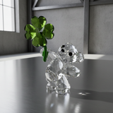 Swarovski Kris Bear Lucky Charm 5720034 Green Four-Leaf Clover New Box