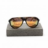 Costa Del Mar Grand Catalina sunglasses matte tortoise Gold mirror 580 glass lens