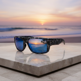 Costa Del Mar Taxman sunglasses deep water camo blue 580 glass lens