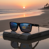 Costa Del Mar sunglasses Rincon matte black blue mirror 580 plastic lens