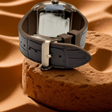 Guess Men's Watch Phoenix Quartz Blue Dial GW0202G2 brown band