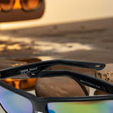 Costa Del Mar sunglasses Rincon 11 Black frame Green Mirror Plastic 580P  lens