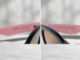 Gucci GG0998S-005 Black & Pink Square women Sunglasses brown lens NEW