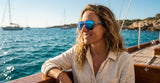 Costa Del Mar Peli Brushed Gunmetal Frame Blue Mirror 580 Glass Polarized Lens