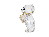 Swarovski 5750754 Kris Bear Lucky Horseshoe White GOLD NIB