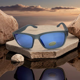 Costa Del Mar Paunch sunglasses Matte Smoke Crystal frame blue 580 plastic lens