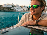 Costa Tailfin Sunglasses Medium Matte Black Green Mirror 580G