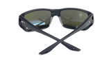 Costa Del Mar Tailfin Medium Black matte frame 580 Blue Mirror Glass lens