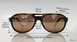 Costa Del Mar Grand Catalina sunglasses matte tortoise Gold mirror 580 glass lens