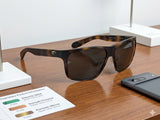 Costa Trades Sunglasses Matte Tortoise Gray 580 glass polarized lens