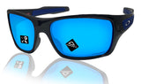 Oakley Turbine Black Ink Frame Prizm Sapphire Lens Sunglasses