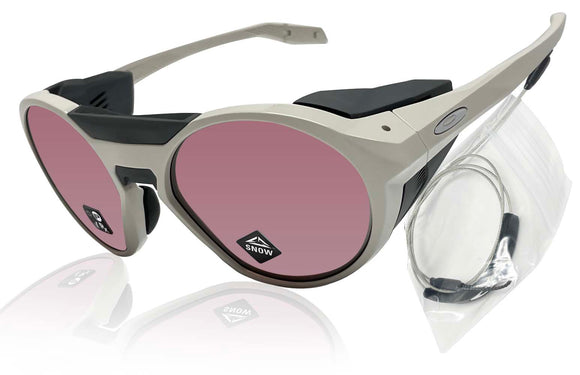 Oakley Clifden Warm Grey Prizm Snow Black Iridium Lens Sunglasses