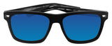 Costa Del Mar Aransas Matte Black Frame Blue Mirror 580G Glass Polarized Lens