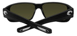 Costa Del Mar Fantail Pro Black Blue Mirror 580 Glass Lens Sunglasses