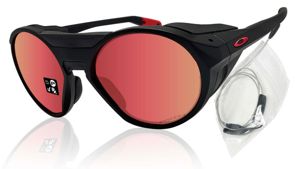 Oakley Clifden Matte Black Prizm Snow Torch Lens Sunglasses