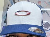 Oakley Hat Tin Can USA Stretch-Fitted Cap New S/M or L/XL