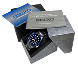 Seiko 5 Sports Automatic SRPD51 Blue Day Date Dial Silver Steel Bracelet Watch