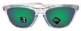Oakley Frogskins Crystal Clear Prizm Jade Lens Authentic Sunglasses 0OO9013