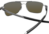 Oakley Gauge 8 sunglasses gunmetal prizm sapphire polarized lens 412406