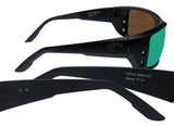 Costa Del Mar Permit Blackout Frame Green Mirror 580 Glass Polarized Lens