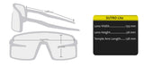 Oakley Sutro Lite White Frame Road Prizm Lens Sunglasses