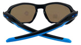 Oakley Plazma Matte Black Prizm Sapphire Polarized Lens Sunglasses