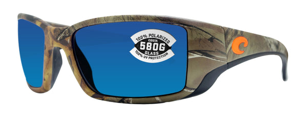 Costa Del Mar Blackfin Realtree Xtra Camo Blue Mirror 580G Glass Polarized Lens