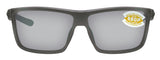 Costa Del Mar Rinconcito Matte Gray Silver Mirror 580 Plastic Polarized Lens