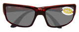 Costa Del Mar Fantail Tortoise Frame Gray 580 Plastic Polarized Lens Sunglasses