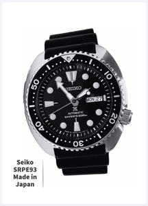 Seiko SRPE93 Prospex SS Automatic Black Dial watch