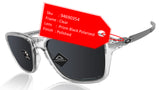 Oakley Wheel House Polished Clear Prizm Black Polarized Lens Sunglasses 0OO9469