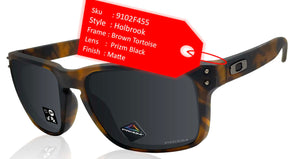Oakley Holbrook Matte Brown Tortoise Prizm Black Lens Sunglasses