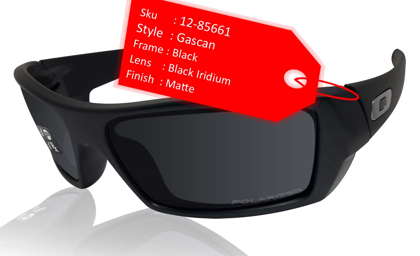 Schelden ze Altijd Oakley Gascan Matte Black Frame Black Iridium Polarized Sunglasses 0OO –  sasy420