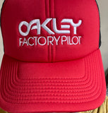 OAKLEY Pilot Trucker Hat Red Universal Fit New CAP FOS600510