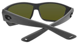 Costa Del Mar Cat Cay Matte Gray Frame Blue Mirror 580 Glass Polarized Lens