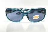 Costa Del Mar women sunglasses gannet shiny marine fade gray plastic 580P lens new
