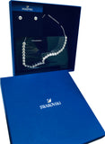 Swarovski Angelic Square Set necklace earrings white Rhodium plated 5364318
