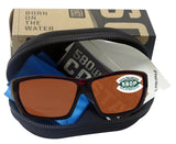 Costa Del Mar Tuna Alley Reader C-Mate 2.00 Tortoise Copper 580 Plastic Lens New