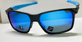 Oakley Portal X polished Black frame Prizm Sapphire Blue lens OO9460