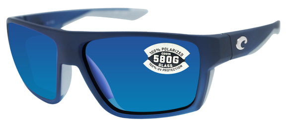 Costa Del Mar Bloke Bahama Fade Frame Blue Mirror 580G Glass Polarized Lens