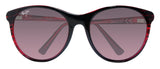 Maui Jim RS704-07C Mannikin Red Stripe Maui Rose Polarized Sunglasses NEW