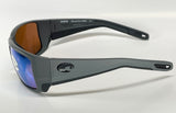 Costa Del Mar Blackfin Pro Gray Green Mirror 580G Glass Lens Sunglasses