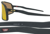 Oakley Sutro Matte Carbon Prizm 24K Lens Sunglasses