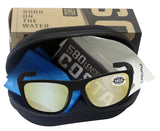 Costa Del Mar Tico Matte Black Sunrise Silver Mirror 580 Glass Polarized Lens